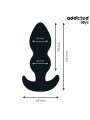 PLUG ANAL SILICONA BOLAS EXPANSIÓN GRADUAL TALLA S DE LA MARCA ADDICTED TOYS