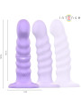 VIBRADOR BRENDA 10 VIBRACIONES CONTROL REMOTO MORADO DE LA MARCA INTENSE FUN