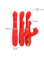 ESTIMULADOR CLÍTORIS KATY 4 CABEZALES INTERCAMBIABLES DE LA MARCA INTENSE FUN