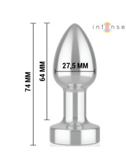 PLUG ANAL METAL VIBRADOR CONTROL REMOTO ALUMINIO DE LA MARCA INTENSE ANAL TOYS