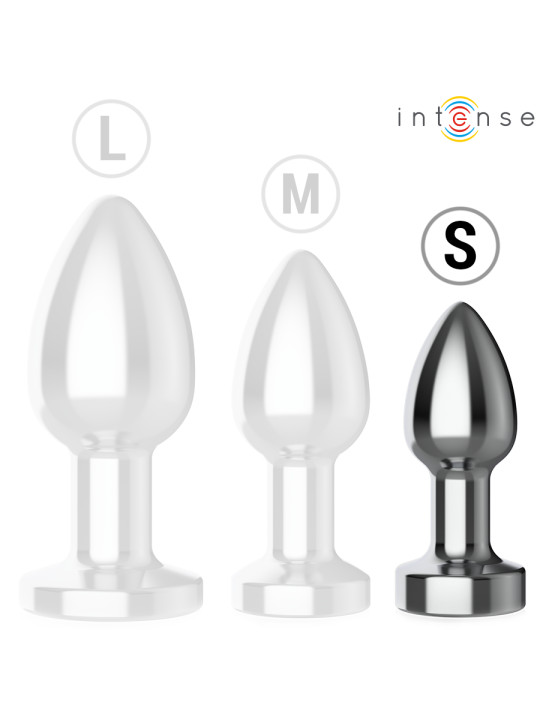 PLUG ANAL METAL VIBRADOR CONTROL REMOTO ALUMINIO DE LA MARCA INTENSE ANAL TOYS