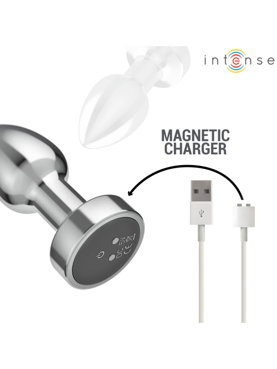 PLUG ANAL METAL VIBRADOR CONTROL REMOTO ALUMINIO DE LA MARCA INTENSE ANAL TOYS
