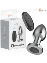 PLUG ANAL VIBRADOR ALUMINIO 10 MODOS CONTROL REMOTO DE LA MARCA INTENSE ANAL TOYS