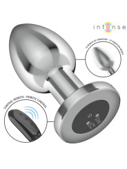 PLUG ANAL VIBRADOR ALUMINIO 10 MODOS CONTROL REMOTO DE LA MARCA INTENSE ANAL TOYS