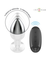 PLUG ANAL VIBRADOR ALUMINIO 10 MODOS CONTROL REMOTO DE LA MARCA INTENSE ANAL TOYS