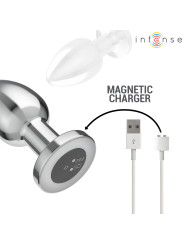 PLUG ANAL VIBRADOR ALUMINIO 10 MODOS CONTROL REMOTO DE LA MARCA INTENSE ANAL TOYS