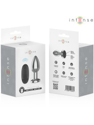 PLUG ANAL VIBRADOR ALUMINIO 10 MODOS CONTROL REMOTO DE LA MARCA INTENSE ANAL TOYS