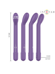 VIBRADOR PUNTO G RECARGABLE 10 MODOS MORADO INTENSO DE LA MARCA INTENSE FUN