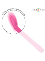 VIBRADOR PUNTO G ROSA 10 MODOS USB RECARGABLE DE LA MARCA INTENSE FUN