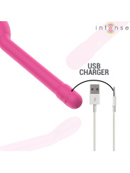 VIBRADOR PUNTO G ROSA 10 MODOS USB RECARGABLE DE LA MARCA INTENSE FUN