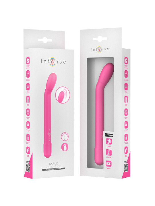 VIBRADOR PUNTO G ROSA 10 MODOS USB RECARGABLE DE LA MARCA INTENSE FUN