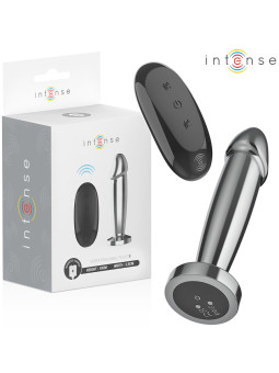 PLUG ANAL VIBRADOR METAL 10 MODOS CONTROL REMOTO WATERPROOF DE LA MARCA INTENSE ANAL TOYS