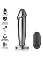 PLUG ANAL VIBRADOR ALUMINIO 10 MODOS CONTROL REMOTO DE LA MARCA INTENSE ANAL TOYS
