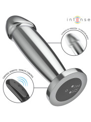PLUG ANAL VIBRADOR ALUMINIO 10 MODOS CONTROL REMOTO DE LA MARCA INTENSE ANAL TOYS