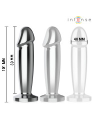 PLUG ANAL VIBRADOR ALUMINIO 10 MODOS CONTROL REMOTO DE LA MARCA INTENSE ANAL TOYS