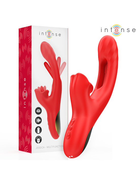 VIBRADOR RABBIT 3 MOTORES ESTIMULACIÓN CLITORIAL Y VAGINAL DE LA MARCA INTENSE FUN