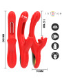 VIBRADOR RABBIT 3 MOTORES ESTIMULACIÓN CLITORIAL Y VAGINAL DE LA MARCA INTENSE FUN