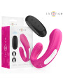 INTENSE - JANET ESTIMULADOR Y VIBRADOR DUAL EN FORMA DE U CON CONTROL REMOTO ROSA DE LA MARCA INTENSE COUPLES TOYS