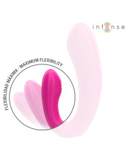 INTENSE - JANET ESTIMULADOR Y VIBRADOR DUAL EN FORMA DE U CON CONTROL REMOTO ROSA DE LA MARCA INTENSE COUPLES TOYS
