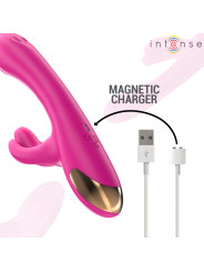 VIBRADOR RABBIT PLACER DUAL 3 MOTORES SILICONA ROSA INTENSE DE LA MARCA INTENSE FUN