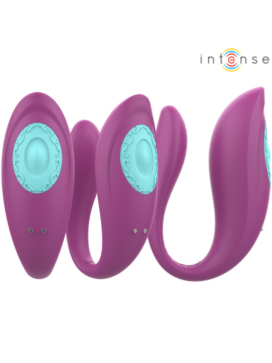 ANNIE VIBRADOR U CONTROL REMOTO PLACER DUAL SILICONA SUAVE DE LA MARCA INTENSE COUPLES TOYS