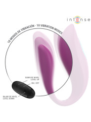 ANNIE VIBRADOR U CONTROL REMOTO PLACER DUAL SILICONA SUAVE DE LA MARCA INTENSE COUPLES TOYS