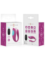 ANNIE VIBRADOR U CONTROL REMOTO PLACER DUAL SILICONA SUAVE DE LA MARCA INTENSE COUPLES TOYS