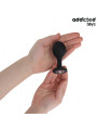 SET 3 PLUGS ANALES SILICONA CON JOYA DECORATIVA DE LA MARCA ADDICTED TOYS