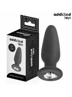 PLUG ANAL JOYA SILICONA SUAVE TALLA S 8,8 CM DE LA MARCA ADDICTED TOYS