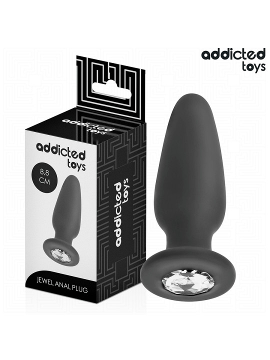 PLUG ANAL JOYA SILICONA SUAVE TALLA S 8,8 CM DE LA MARCA ADDICTED TOYS