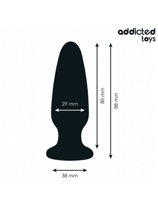 PLUG ANAL JOYA SILICONA SUAVE TALLA S 8,8 CM DE LA MARCA ADDICTED TOYS