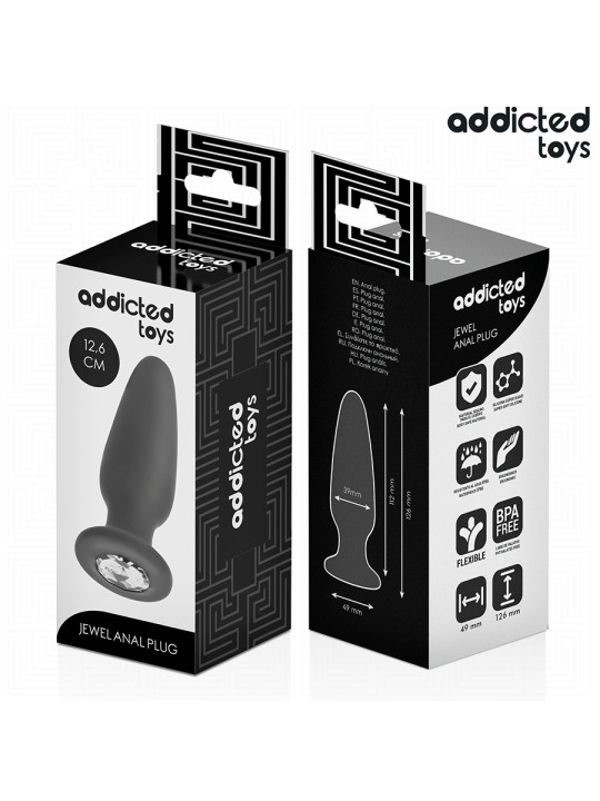 PLUG ANAL JOYA SILICONA TALLA L 12CM ADULTOS DE LA MARCA ADDICTED TOYS