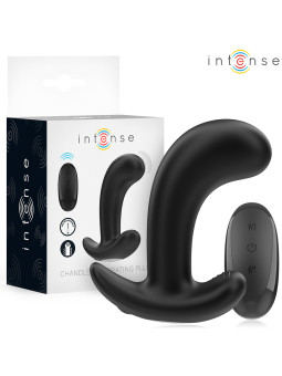 PLUG ANAL CHANDLER VIBRADOR 10 MODOS CONTROL REMOTO NEGRO DE LA MARCA INTENSE ANAL TOYS