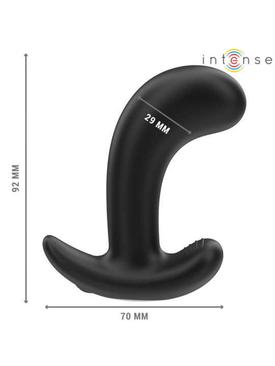 PLUG ANAL CHANDLER VIBRADOR 10 MODOS CONTROL REMOTO NEGRO DE LA MARCA INTENSE ANAL TOYS