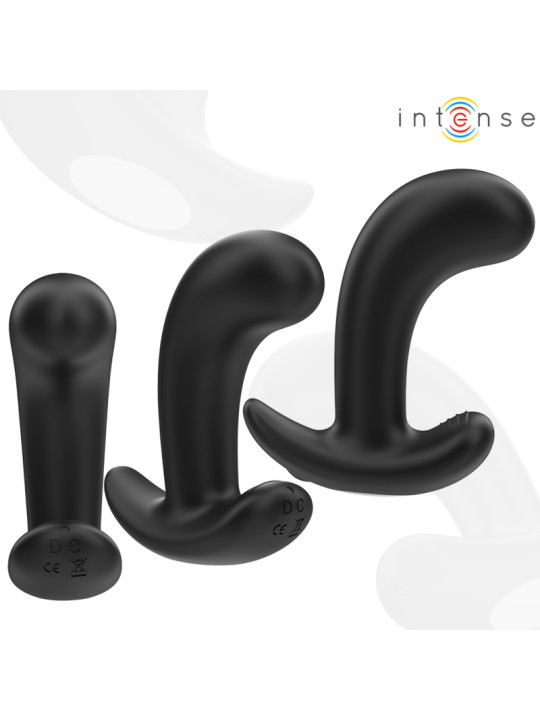 PLUG ANAL CHANDLER VIBRADOR 10 MODOS CONTROL REMOTO NEGRO DE LA MARCA INTENSE ANAL TOYS