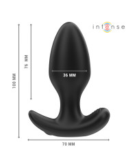 JOEY PLUG ANAL VIBRADOR 10 MODOS CONTROL REMOTO SILICONA DE LA MARCA INTENSE ANAL TOYS