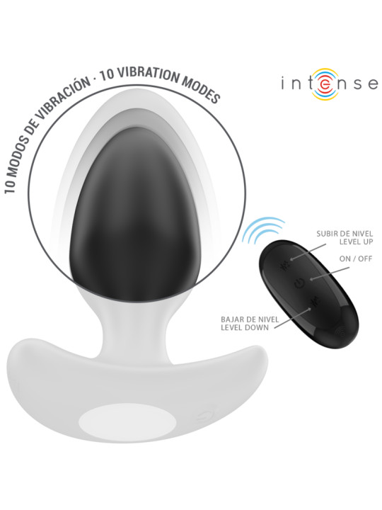 JOEY PLUG ANAL VIBRADOR 10 MODOS CONTROL REMOTO SILICONA DE LA MARCA INTENSE ANAL TOYS