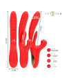 KAROL VIBRADOR MULTIFUNCIÓN EMPUJE SUCCIÓN Y VIBRACIÓN ROJO DE LA MARCA INTENSE FUN
