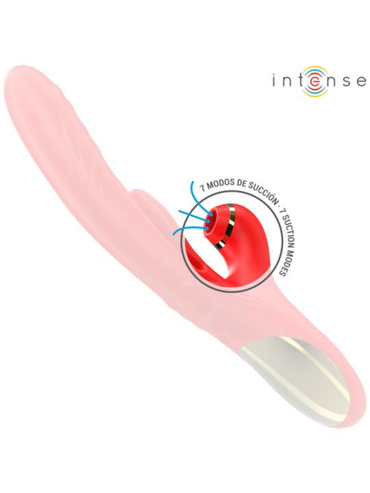 KAROL VIBRADOR MULTIFUNCIÓN EMPUJE SUCCIÓN Y VIBRACIÓN ROJO DE LA MARCA INTENSE FUN