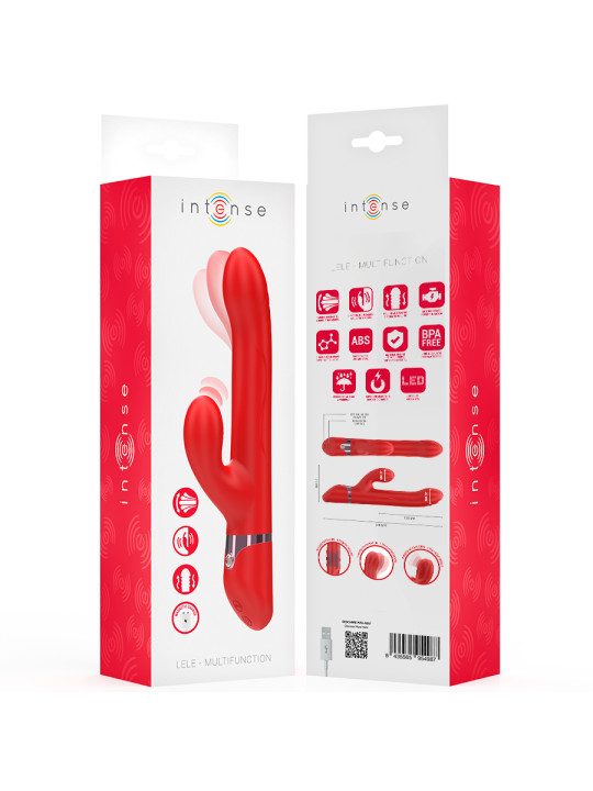 LELE VIBRADOR TRIPLE ESTIMULACIÓN ROTACIÓN OSCILACIÓN DE LA MARCA INTENSE FUN