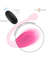 VIBRADOR U DOBLE ESTIMULACIÓN 10 MODOS CONTROL REMOTO ROSA DE LA MARCA INTENSE COUPLES TOYS