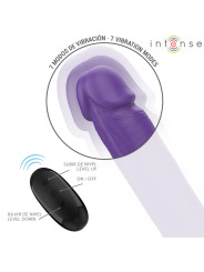 VIBRADOR DOBLE PENETRACIÓN 40CM CONTROL REMOTO 7 MODOS DE LA MARCA INTENSE FUN