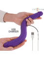 VIBRADOR DOBLE PENETRACIÓN 40CM CONTROL REMOTO 7 MODOS DE LA MARCA INTENSE FUN
