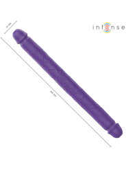 VIBRADOR DOBLE PENETRACIÓN 40CM CONTROL REMOTO 7 MODOS DE LA MARCA INTENSE FUN