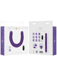 VIBRADOR DOBLE PENETRACIÓN 40CM CONTROL REMOTO 7 MODOS DE LA MARCA INTENSE FUN
