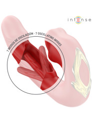VIBRADOR DOBLE ESTIMULACIÓN SUCCIÓN CLITORIS SILICONA DE LA MARCA INTENSE FUN