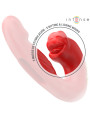 VIBRADOR DOBLE ESTIMULACIÓN SUCCIÓN CLITORIS SILICONA DE LA MARCA INTENSE FUN