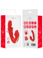VIBRADOR DOBLE ESTIMULACIÓN SUCCIÓN CLITORIS SILICONA DE LA MARCA INTENSE FUN