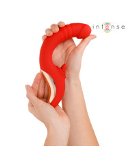 VIBRADOR U DUAL PUNTO G Y CLÍTORIS PAULINA ROJO INTENSE DE LA MARCA INTENSE FUN