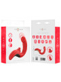 VIBRADOR U DUAL PUNTO G Y CLÍTORIS PAULINA ROJO INTENSE DE LA MARCA INTENSE FUN